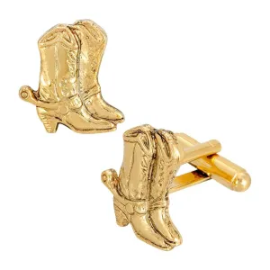 1928 Jewelry Cowboy Boots Cufflinks