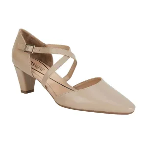 Adison Heel in Nude Leather