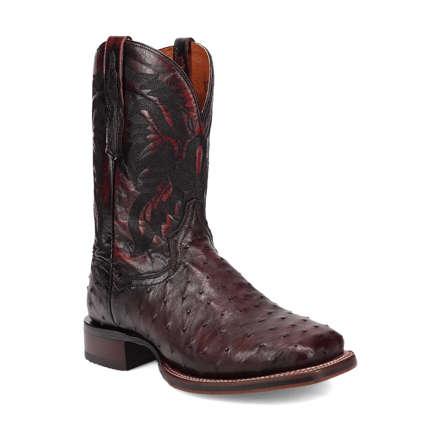 ALAMOSA FULL QUILL OSTRICH BOOT