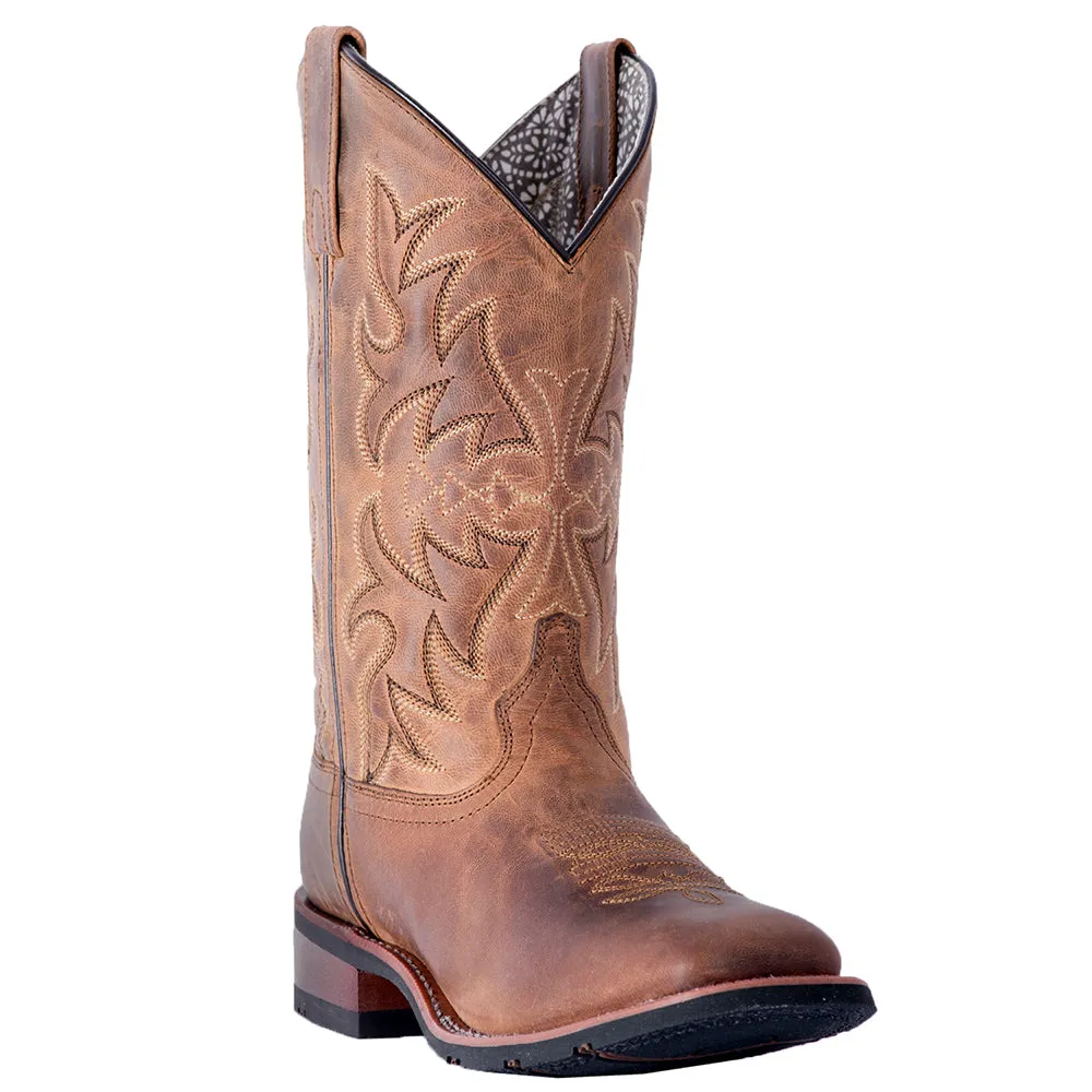 Anita Embroidered Square Toe Cowboy Boots