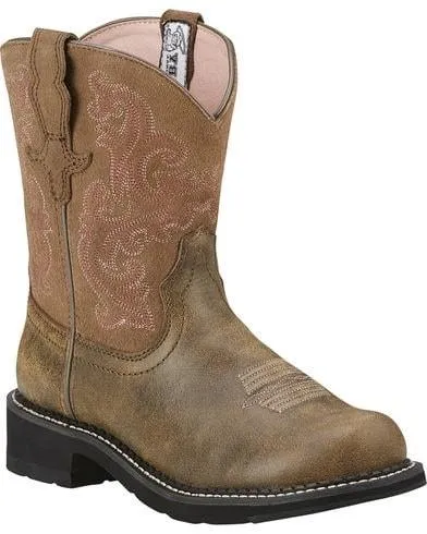 Ariat Women's Fatbaby II Brown Bomber Round Toe Western Boots 10004730