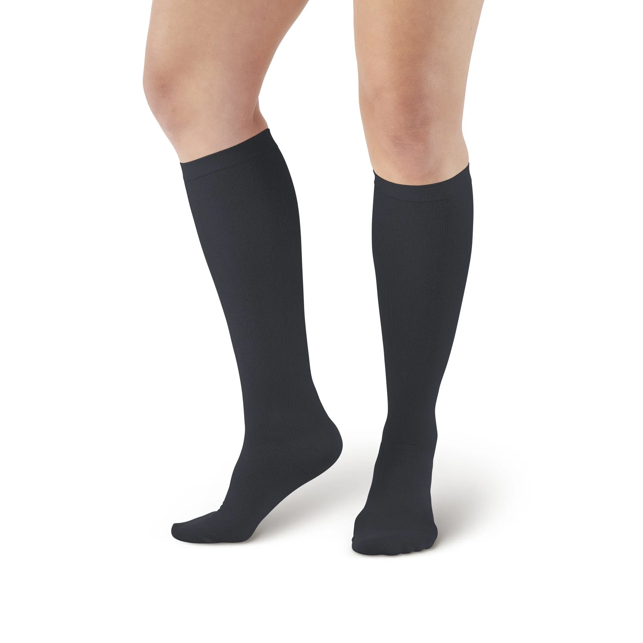 AW Style 115 Women's Microfiber Knee High Trouser Socks - 8-15 mmHg