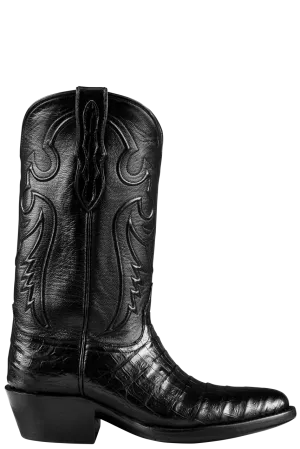 Black Jack Men's Select Caiman Belly Cowboy Boots - Black