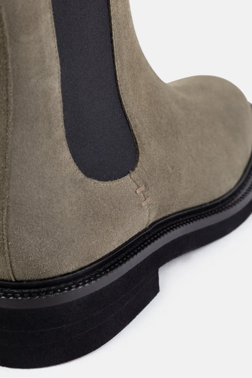 Bond Blox Suede Chelsea | Dark Khaki / Anthracite