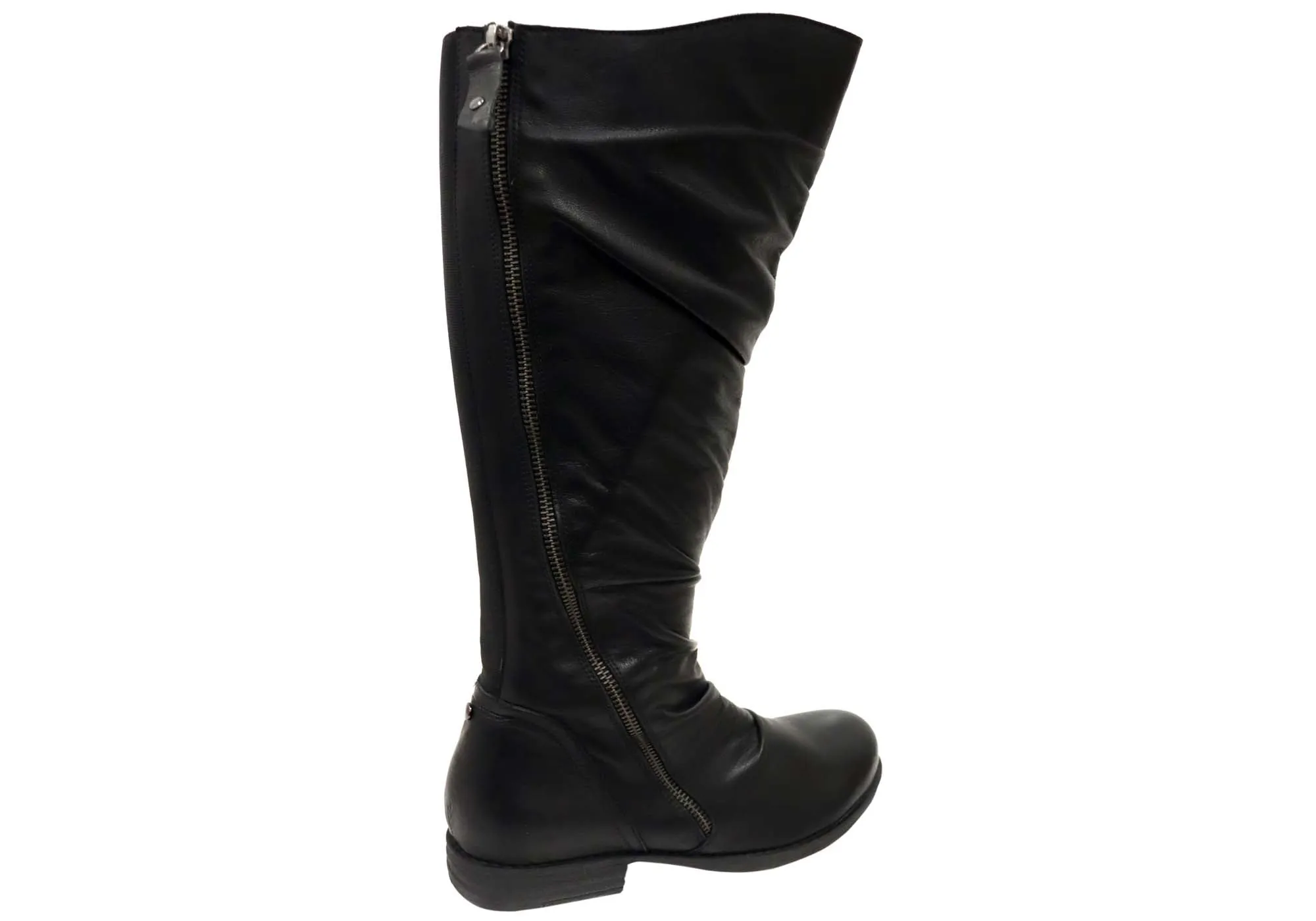 Cabello Comfort Piraz Womens European Comfort Leather Knee High Boots