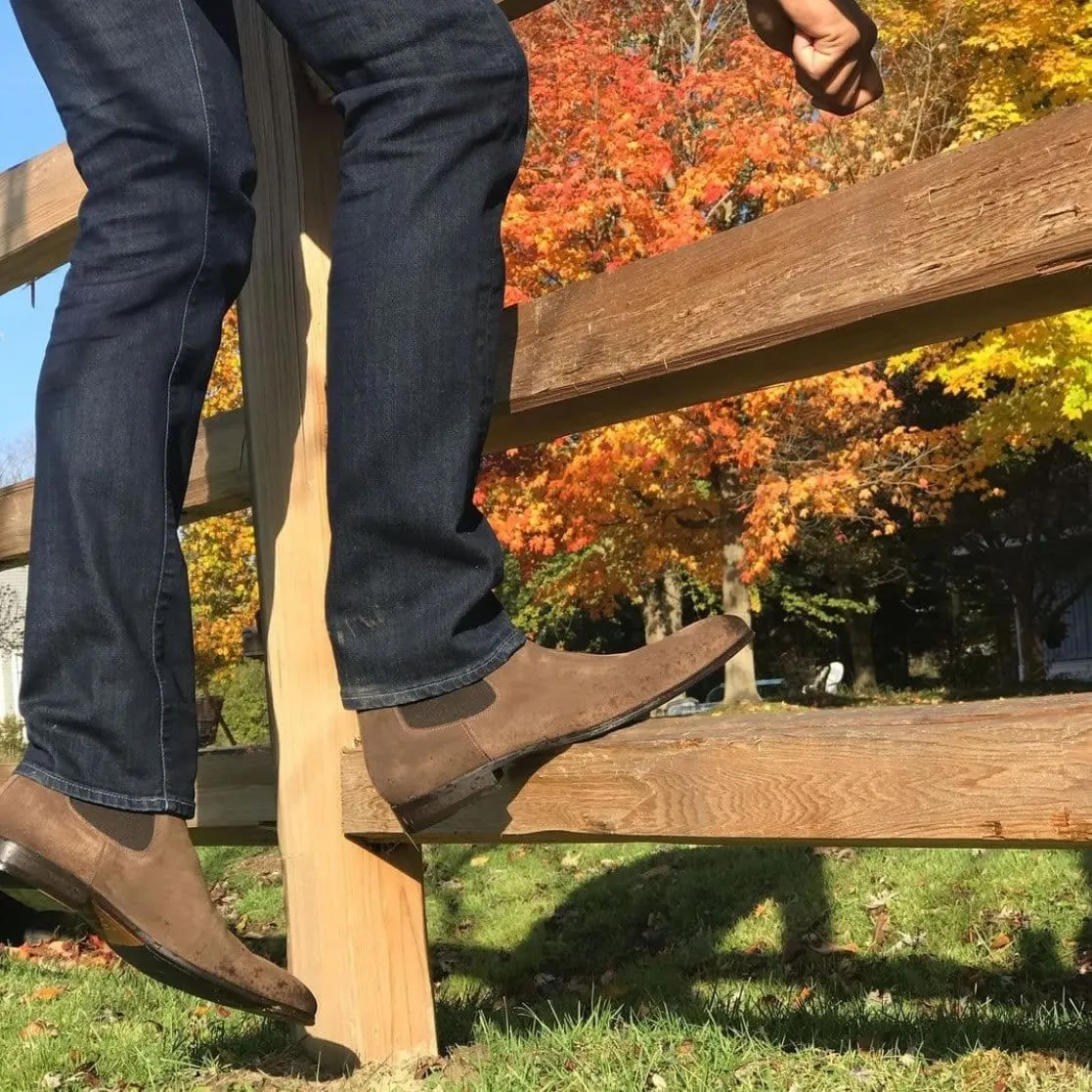 Eastwood Chelsea Boot Mocha Brown Suede