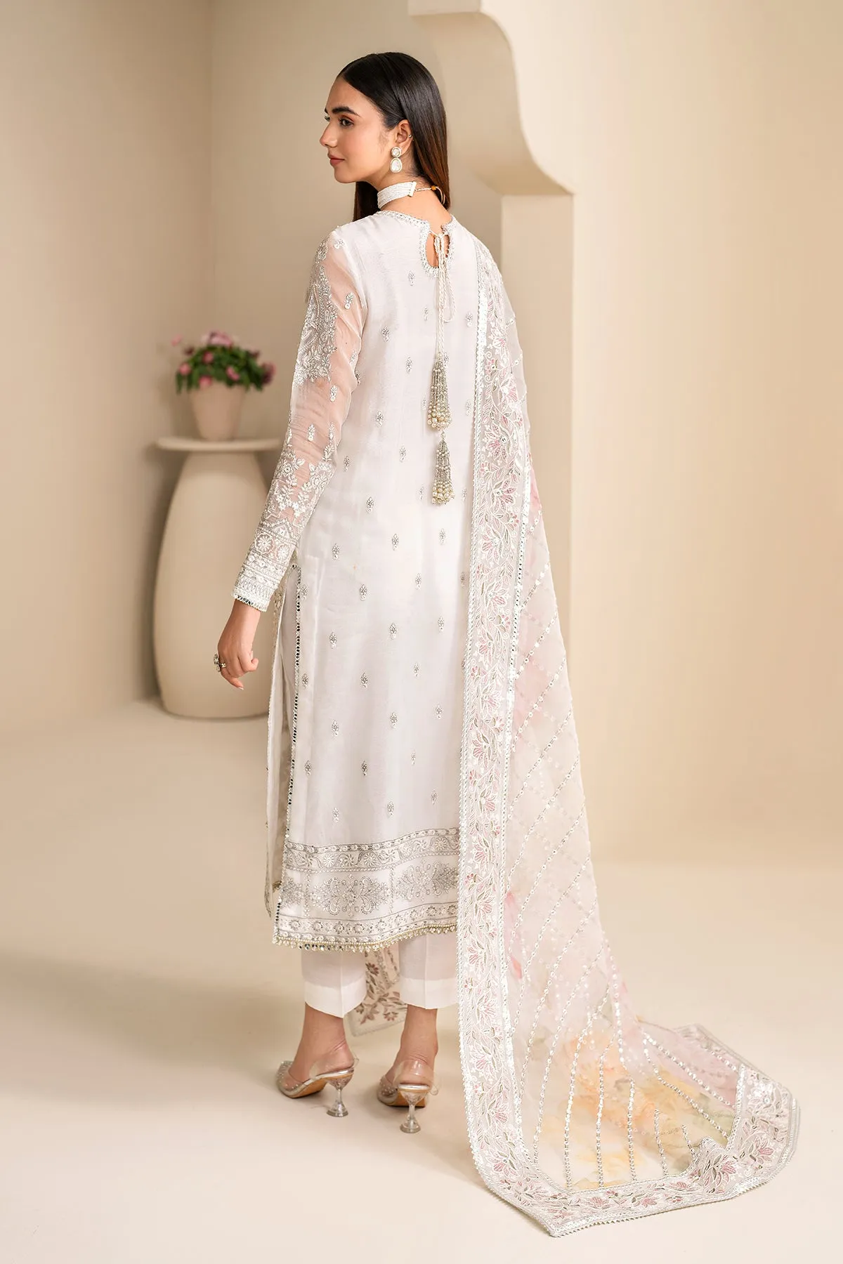 EMBROIDERED CHIFFON UF-623