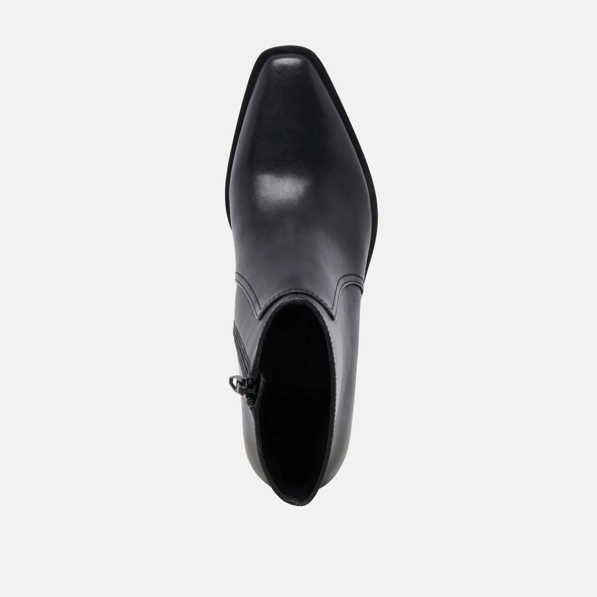 FAHARI H2O WIDE BOOTIES BLACK LEATHER