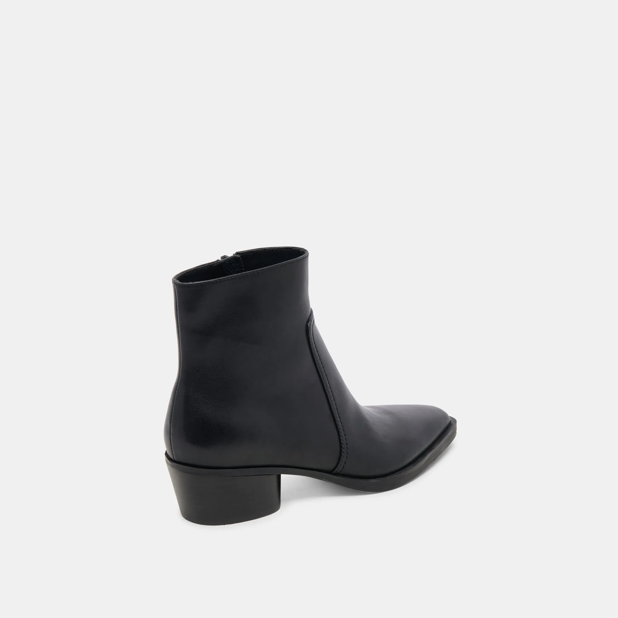 FAHARI H2O WIDE BOOTIES BLACK LEATHER