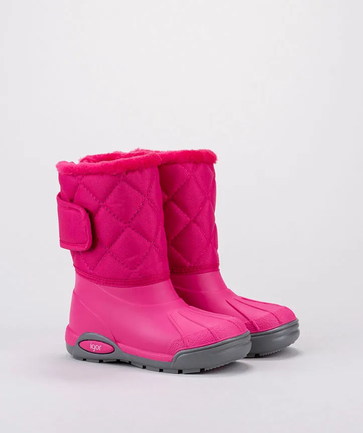 Fuschia ski nylon  boot(TOPO)