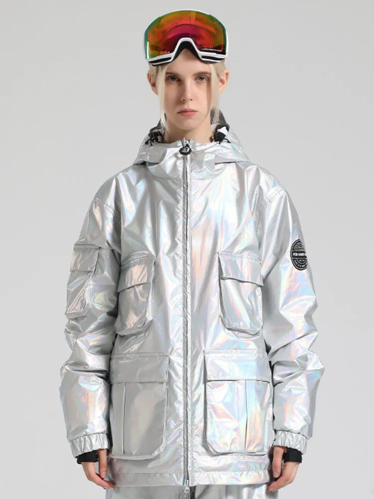 Gsou Snow Neon Holographic Snow Jacket - Women's