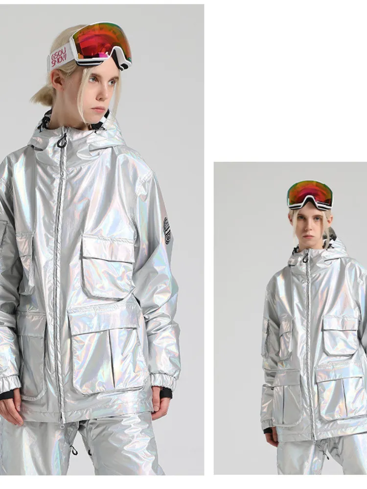 Gsou Snow Neon Holographic Snow Jacket - Women's