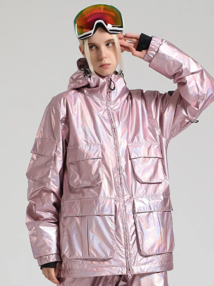 Gsou Snow Neon Holographic Snow Jacket - Women's