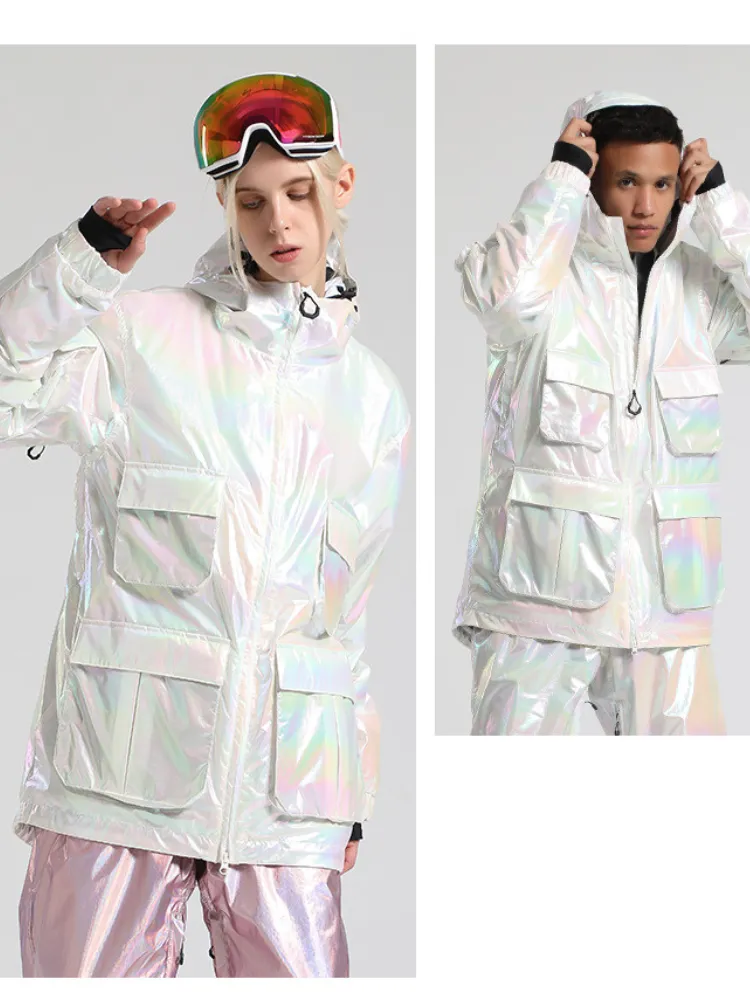 Gsou Snow Neon Holographic Snow Jacket - Women's