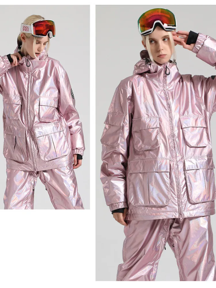 Gsou Snow Neon Holographic Snow Jacket - Women's