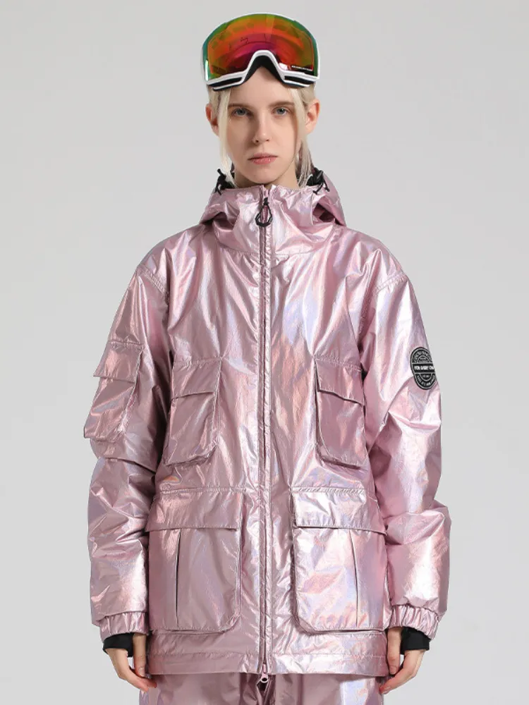 Gsou Snow Neon Holographic Snow Jacket - Women's