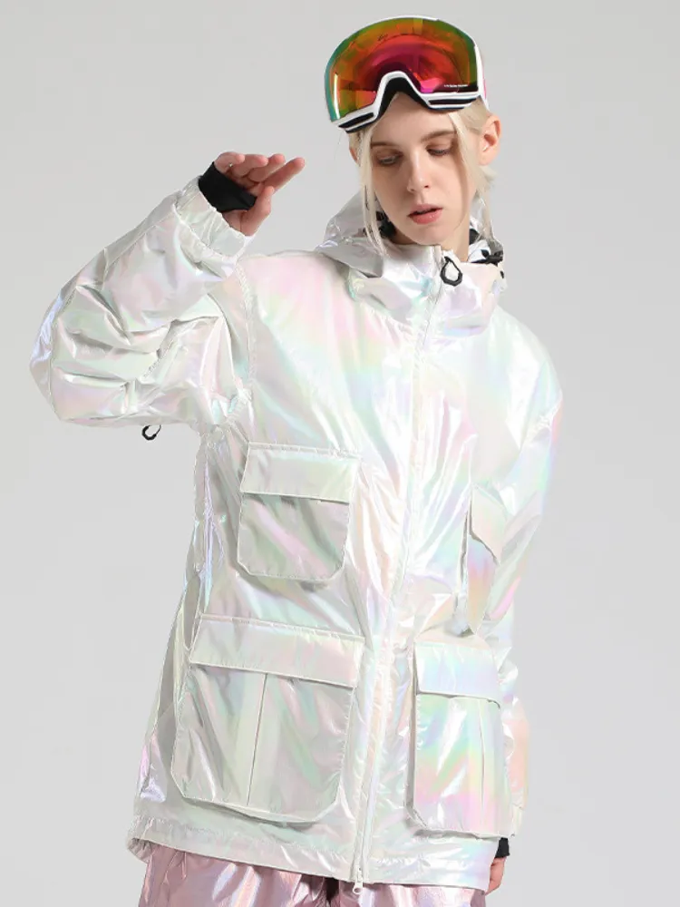 Gsou Snow Neon Holographic Snow Jacket - Women's