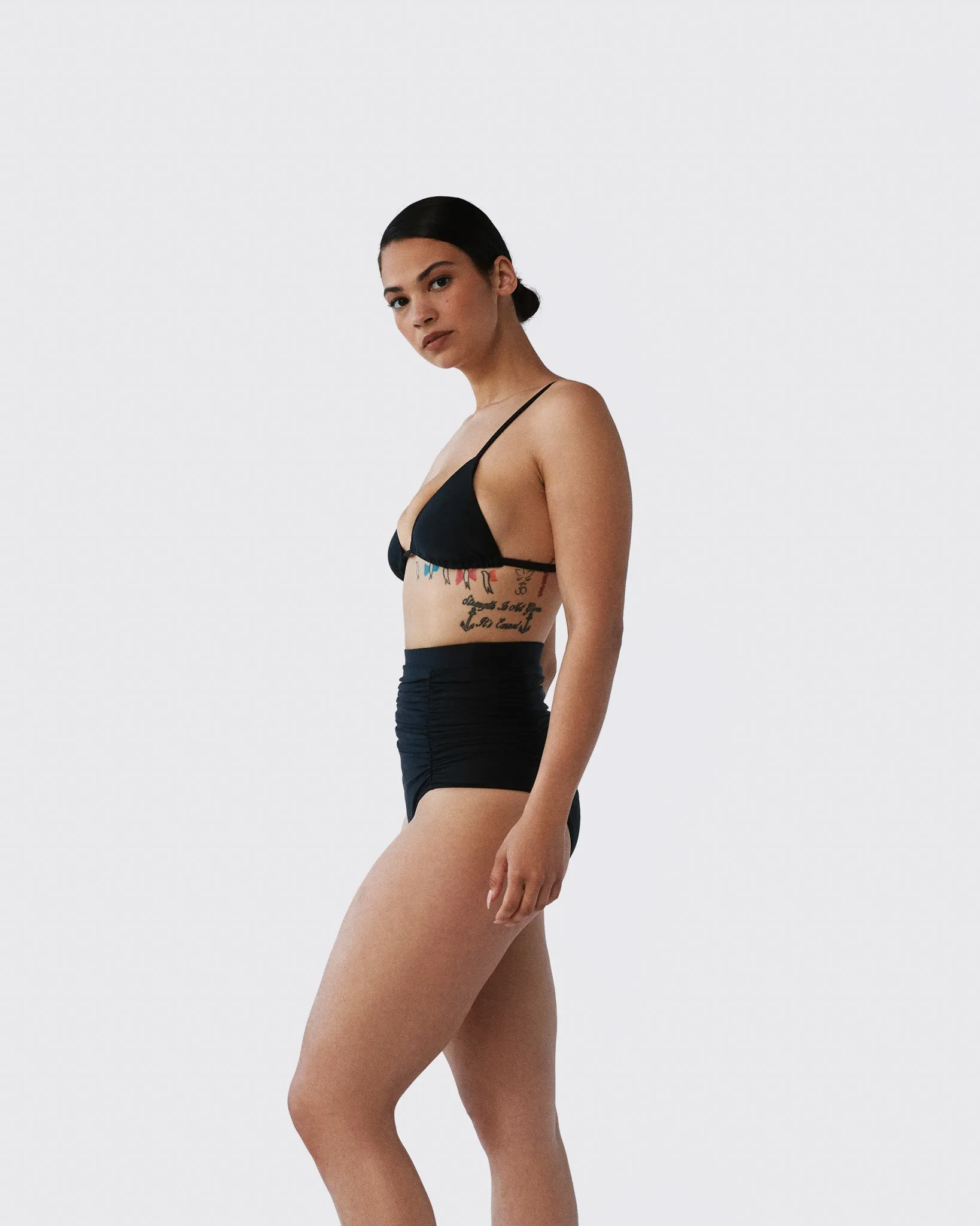 High-Waist Swim Bottom