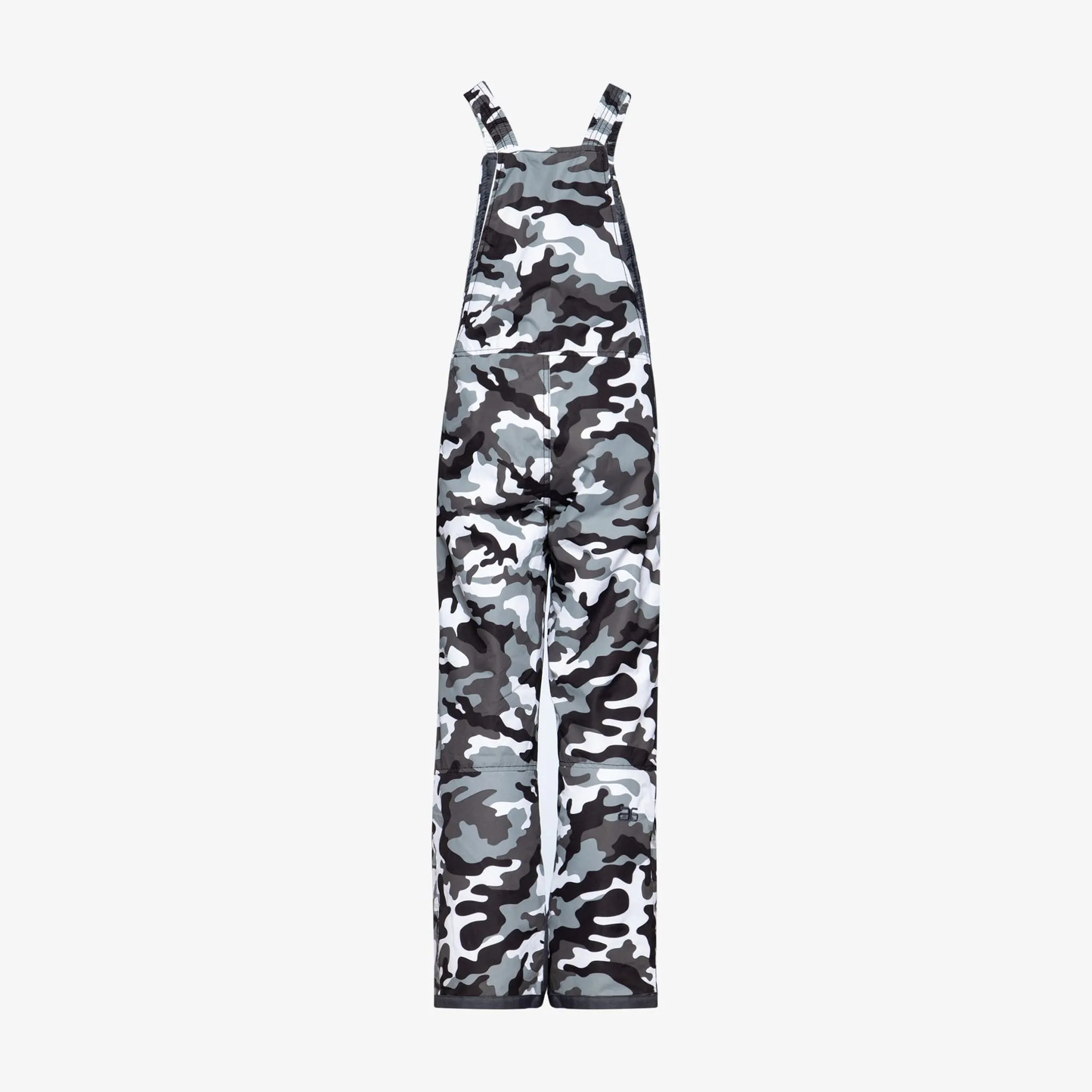 Kids Camo Insulated Snow Bib Overalls