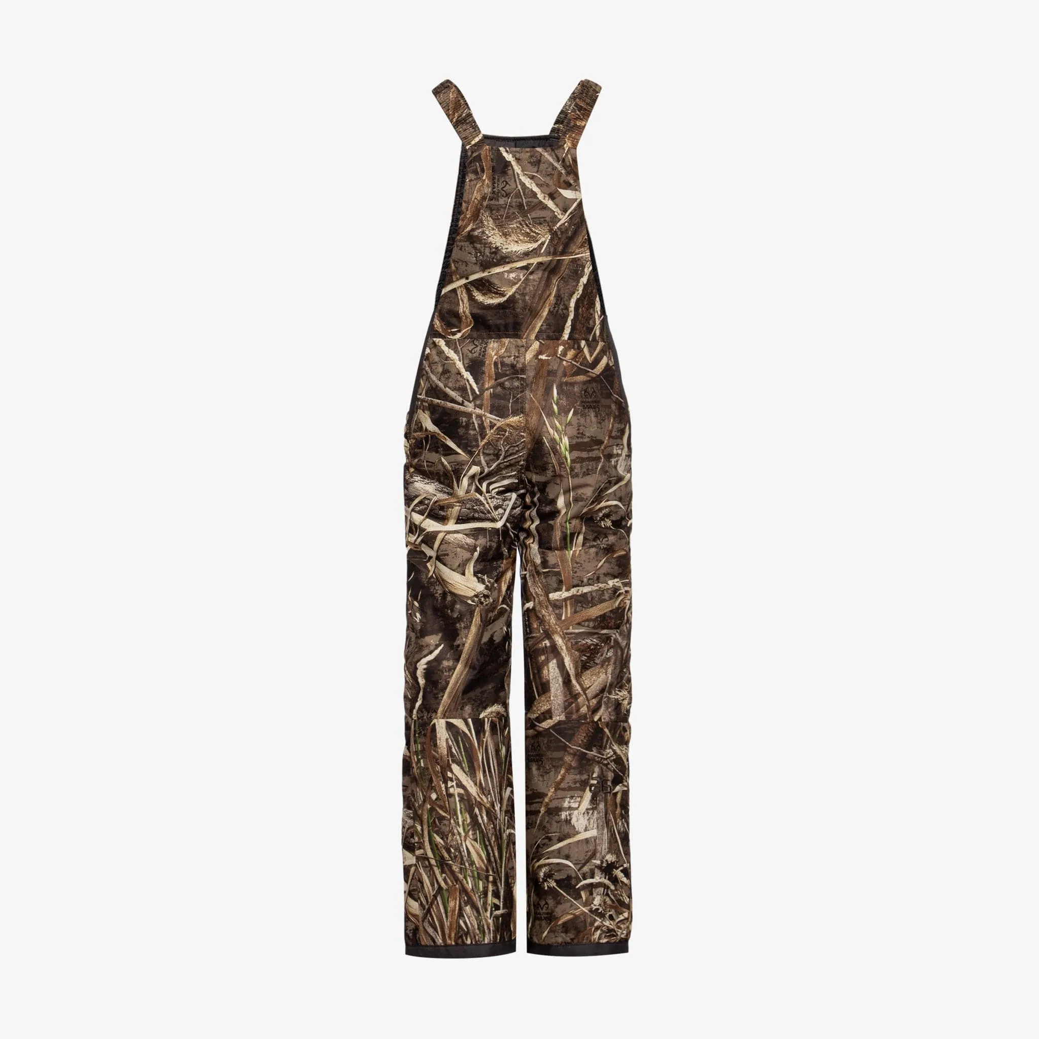 Kids Camo Insulated Snow Bib Overalls