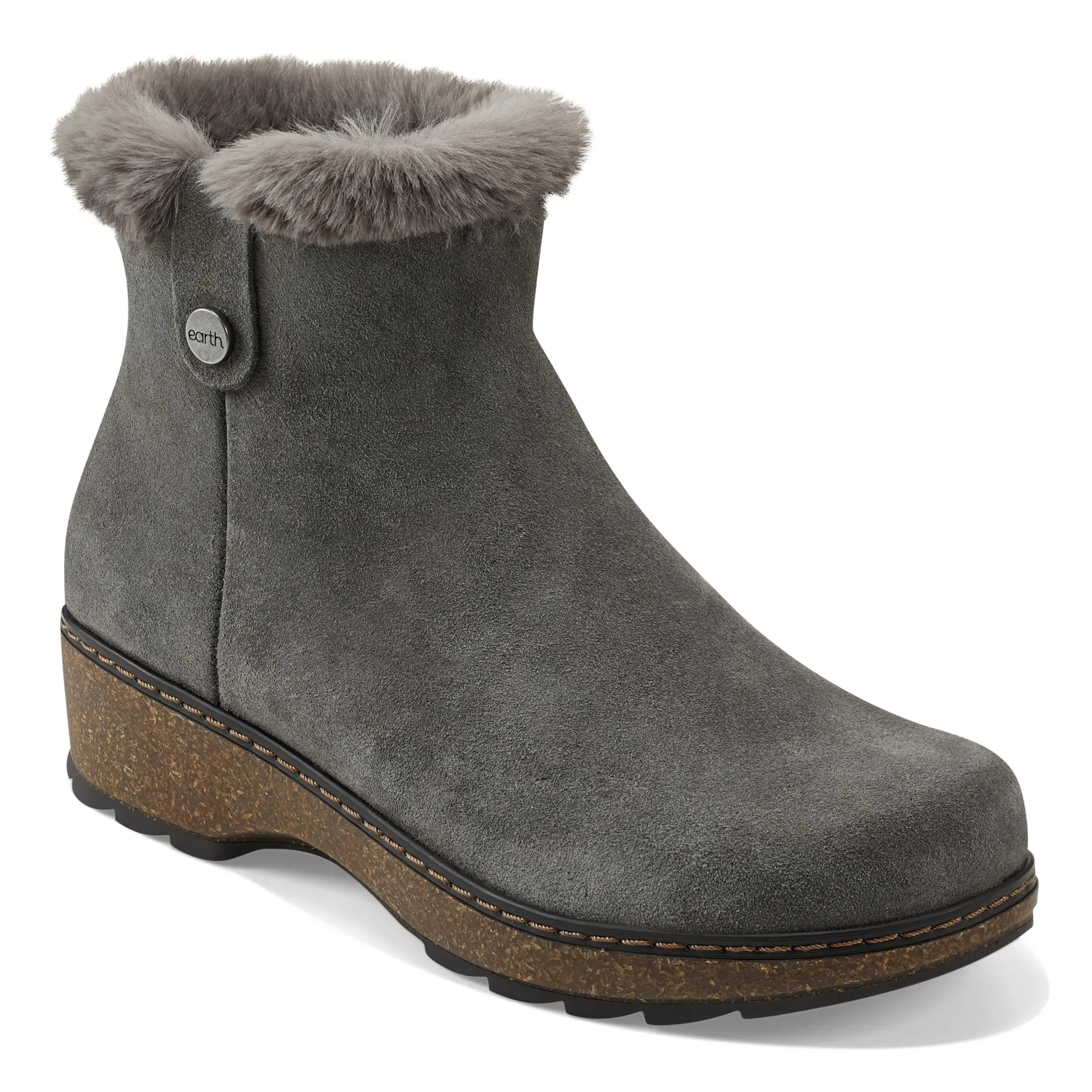 Kim Cold Weather Round Toe Casual Booties