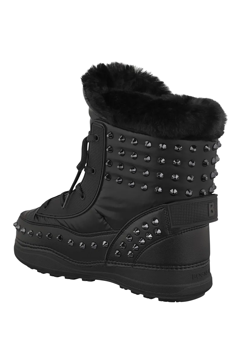 La Plagne Stud Shearling Snow Boots