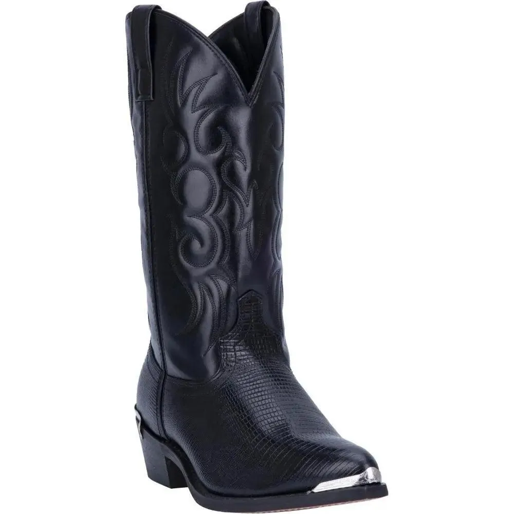 Laredo Men's Atlanta Black Snip Toe Leather Boot 68085