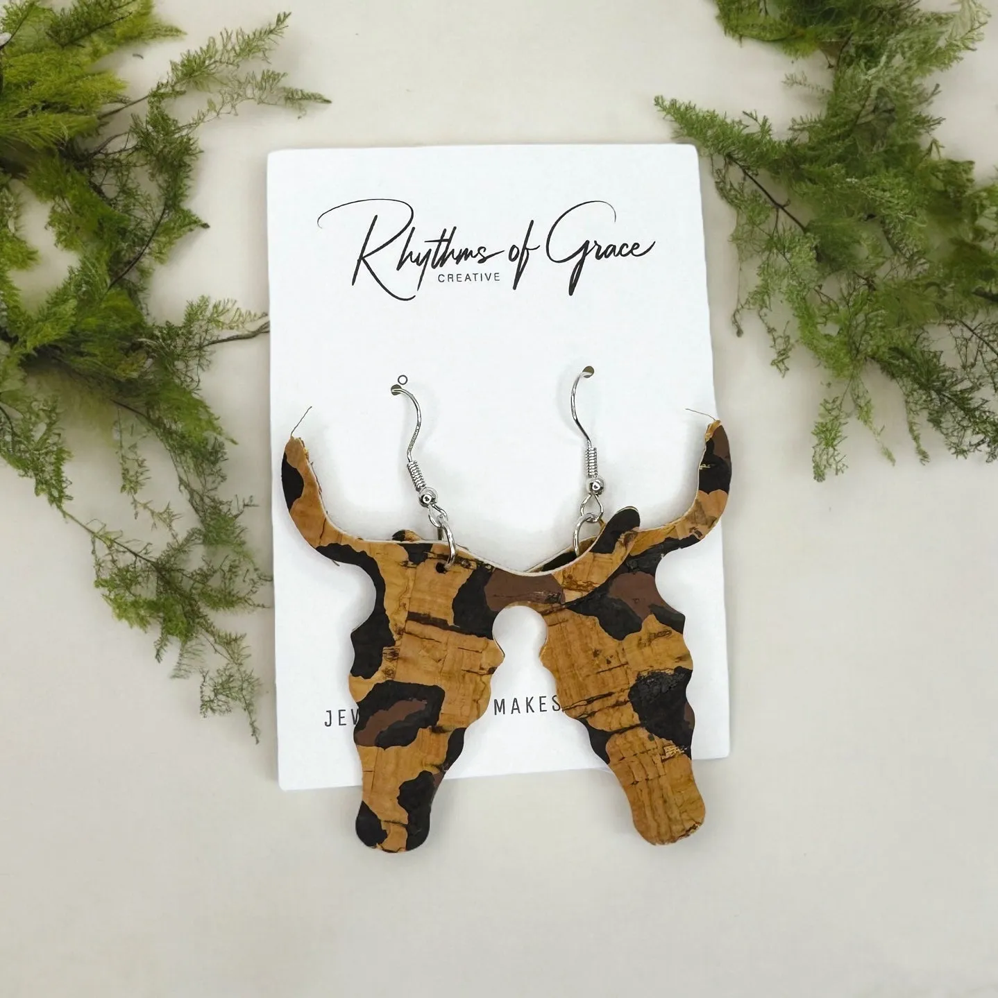 Longhorn Dangle Earrings - Choose from Three Stylish Designs!