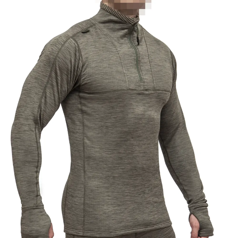 Mens Thermal Shirt Snow Shield Extra Warm Ranger Green