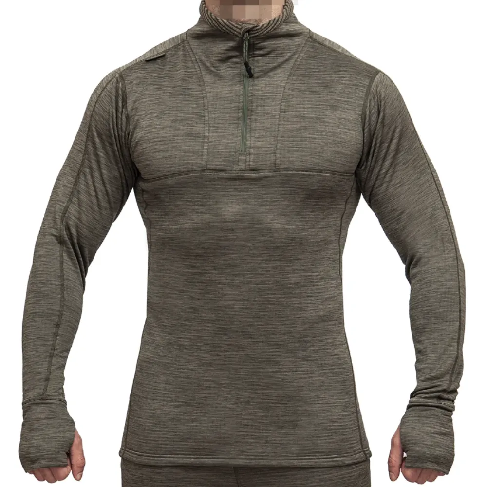 Mens Thermal Shirt Snow Shield Extra Warm Ranger Green