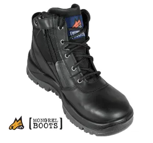 Mongrel 261020 Black ZipSider Safety Boot