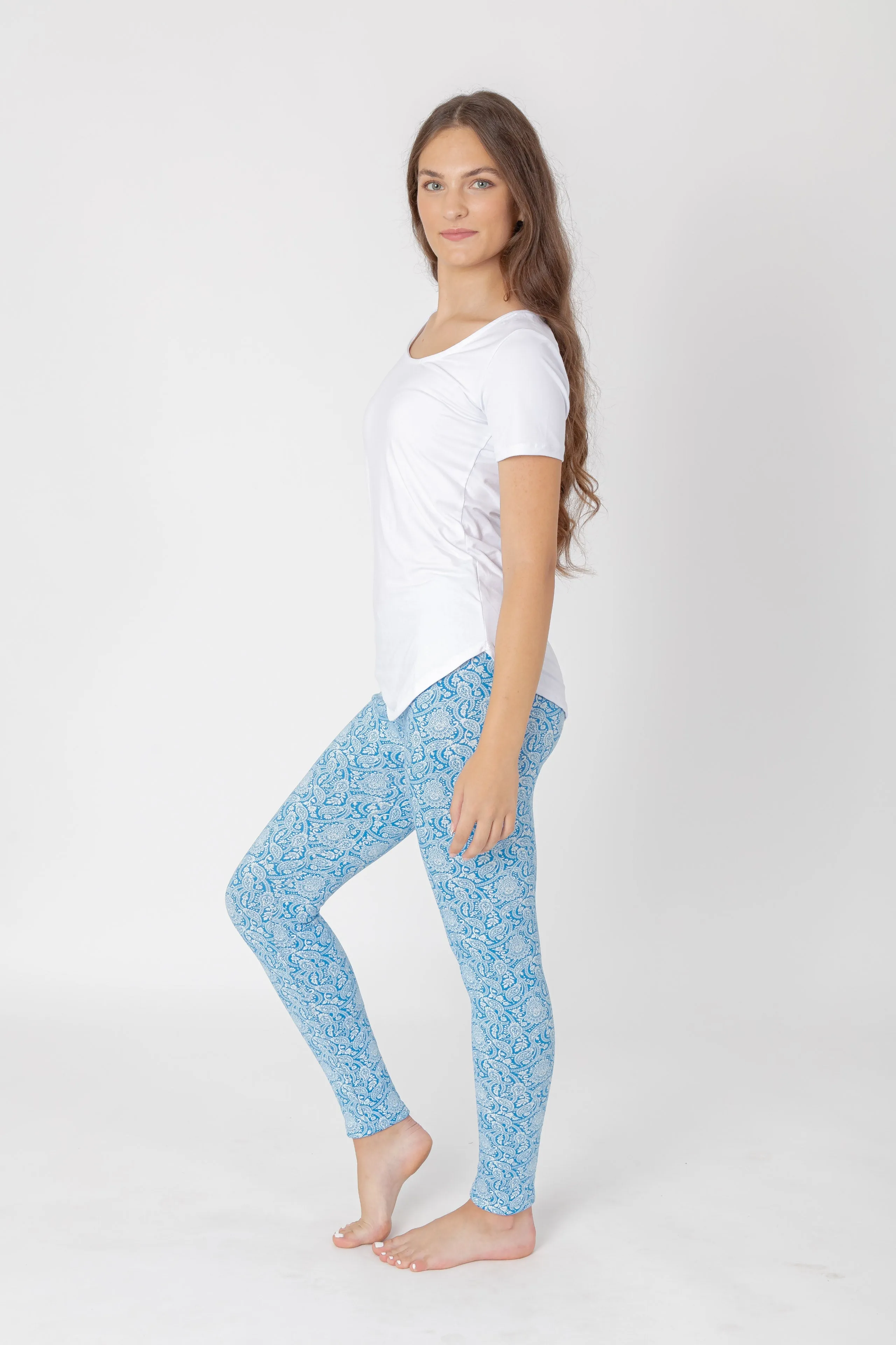 Paisley In Blue - Cozy Lined