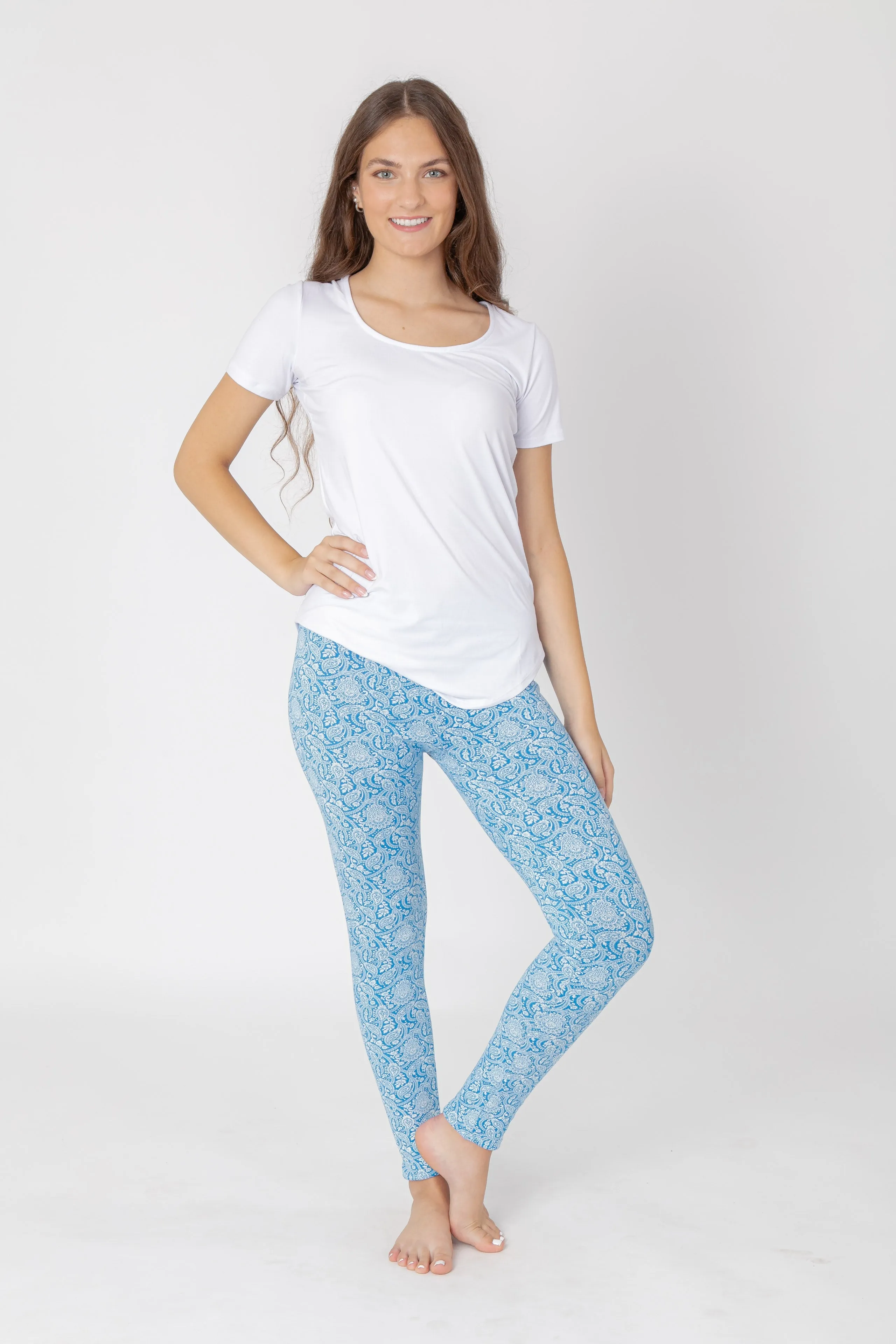 Paisley In Blue - Cozy Lined