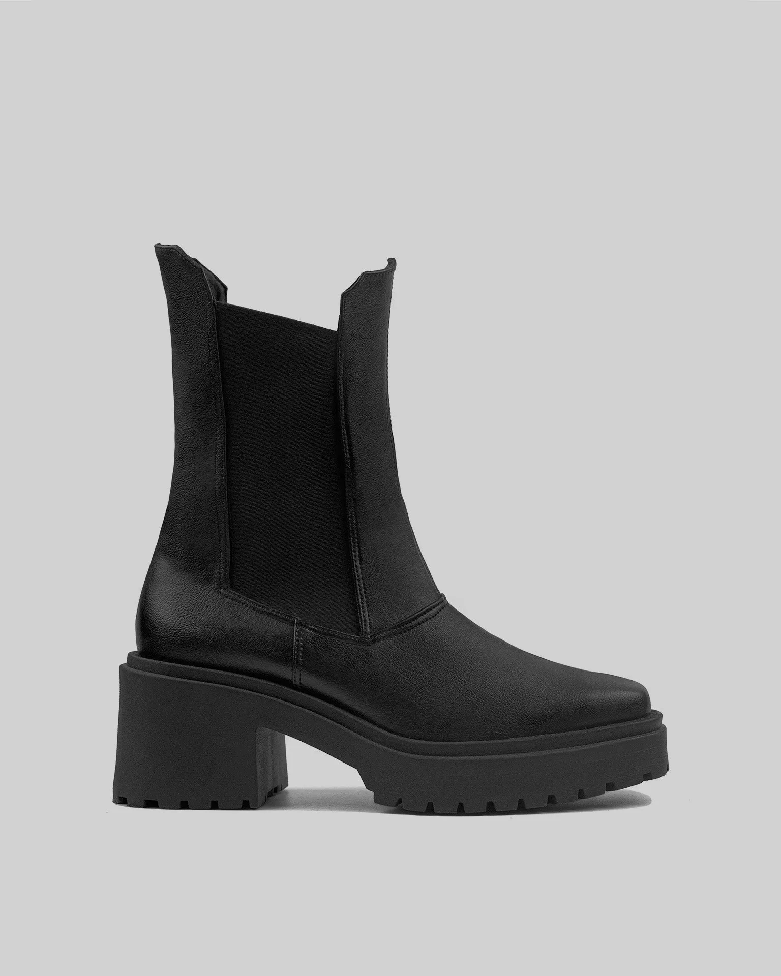 Squared Chelsea Boots women’s vegan boots