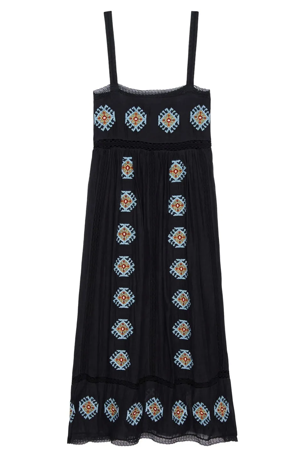 THE ROAM DRESS WITH FOLKLORE EMBROIDERY